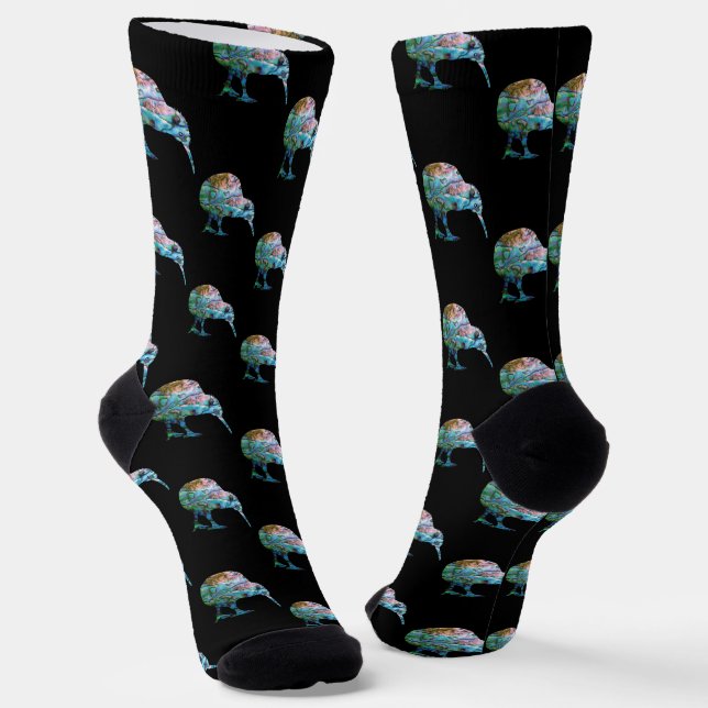 CHAUSSETTE NOUVELLE-ZÉLANDE KIWI SIMPLE PAUA SOCKS (Angulaire)