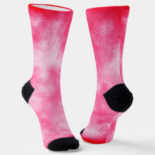 Chaussette Nuage de tempête rose