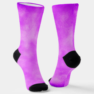 Chaussette Nuage de tempête violet pincé