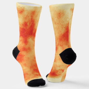 Chaussette Nuage d'orage orange 