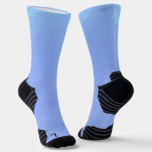 Chaussette Nuages de tempête bleue
