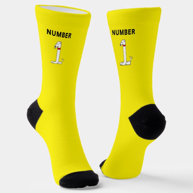 Chaussette Numéro un chien (Angulaire)