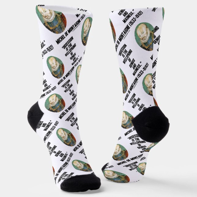 Chaussette Obsession Wellspring Genius Madness de Montaigne (Angulaire)