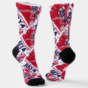 Chaussette Oncle Sam à l'anniversaire étoilé du 4 juillet