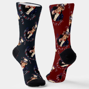 Chaussette Oncle Sam Je Veux Que Vous Célébriez Comme Si C'ét