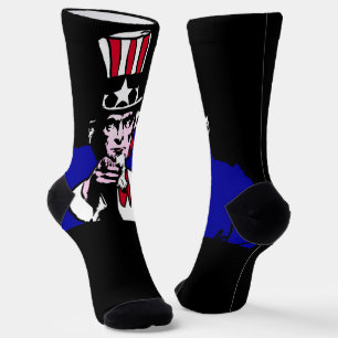 Chaussette Oncle Sam Patriotique