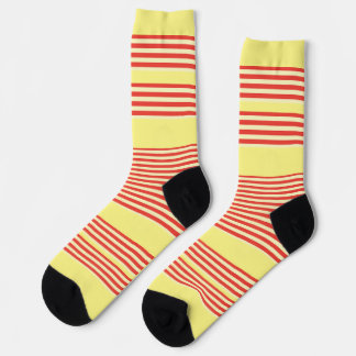 Chaussette Orange Stripes Jaune