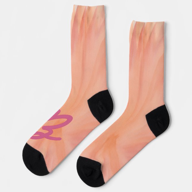 Chaussette Orange Vous Cozy (Gauche)