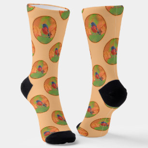 Chaussette Orchard Oriole Songbird Peinture Oiseau original