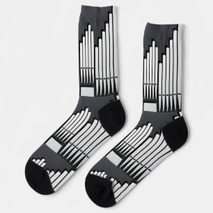 Chaussette Organiste de concert virtuose de tuyaux d'orgue