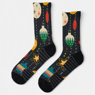 Chaussette Ornements tendance Marine bleu arrière - plan prat