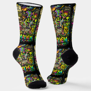 Chaussette Où acheter des chaussettes cool 00359 Mayhem Socks