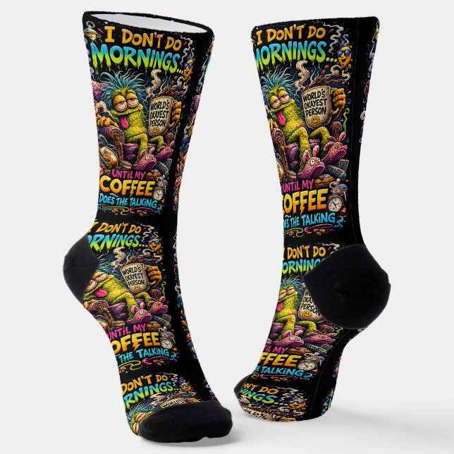 Chaussette Où acheter des chaussettes cool 00371 Mornings Soc (Angulaire)