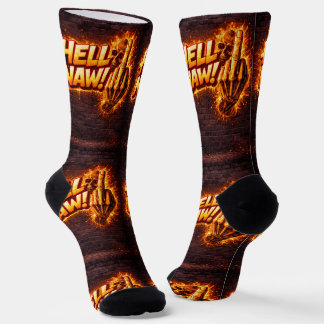 Chaussette Où acheter des chaussettes cool 00382 Hell Naw Cha