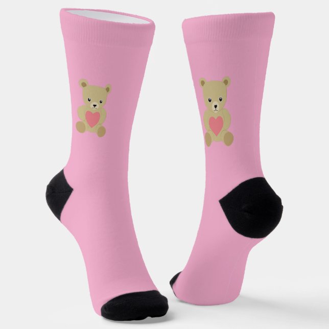 Chaussette Ours en peluche traditionnel Chaussettes Saint Val (Angulaire)
