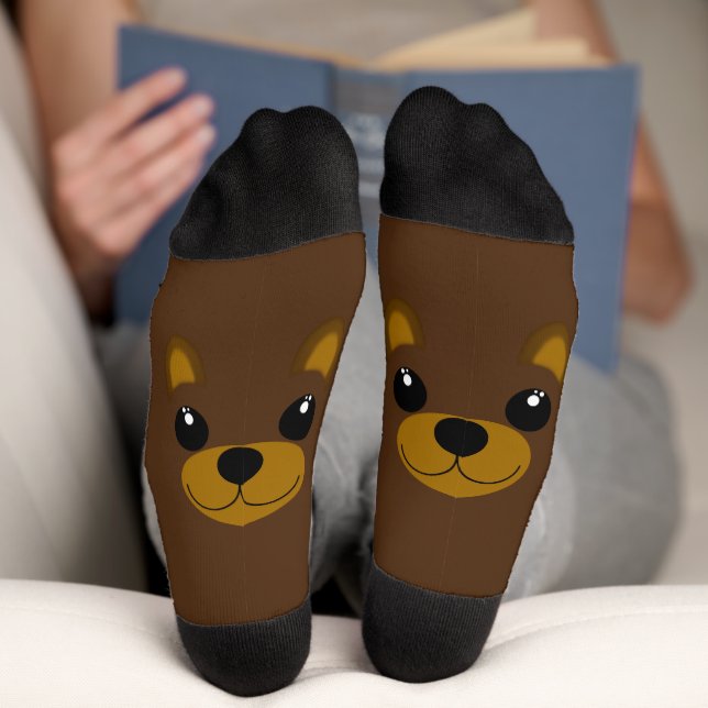 Chaussette Ours Kawaii (Fond)