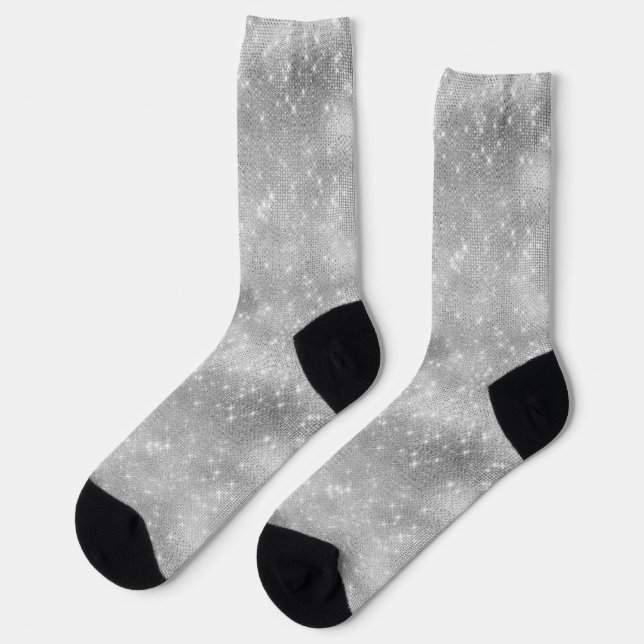 Chaussette Paillette d'Argent (Gauche)