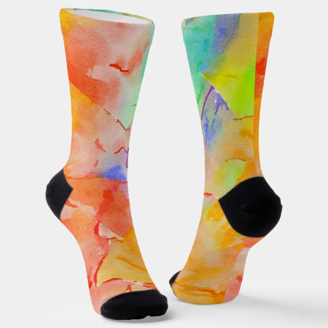 Chaussette Paint Stain Sustainable Premium Crew Socks (Angulaire)