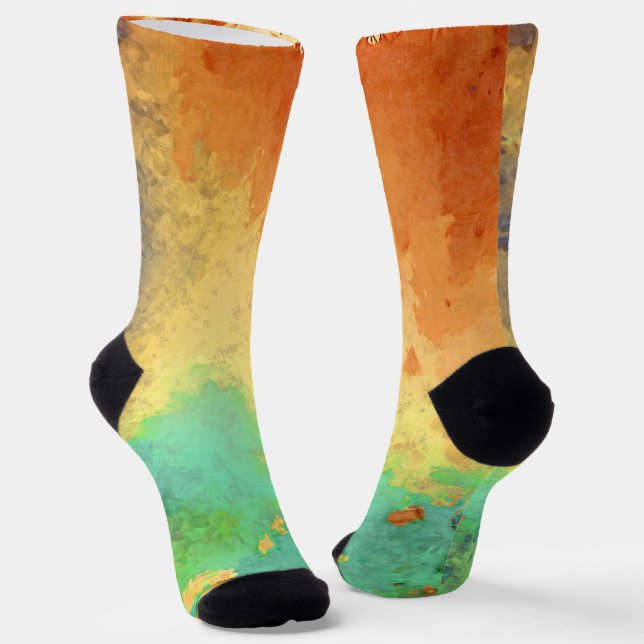Chaussette Paint Stain Sustainable Premium Crew Socks (Angulaire)