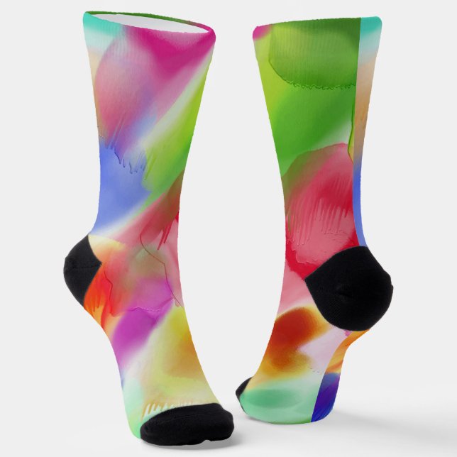 Chaussette Paint Stain Sustainable Premium  Crew Socks  (Angulaire)