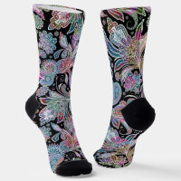 Paisley ethnique coloré motif