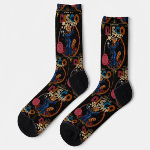 Chaussette Panda Rouge Disco