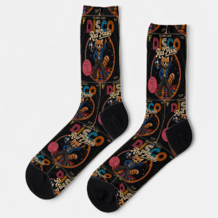 Chaussette Panda Rouge Disco