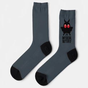Chaussette Papillon Antisocial Mothman Cryptide