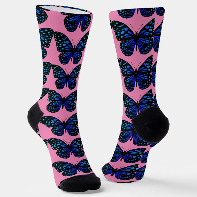 Chaussette Papillon bleu Thunder_Cove (Angulaire)