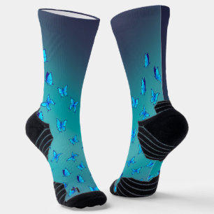 Chaussette Papillons enchantés Sock d'équipage sportif