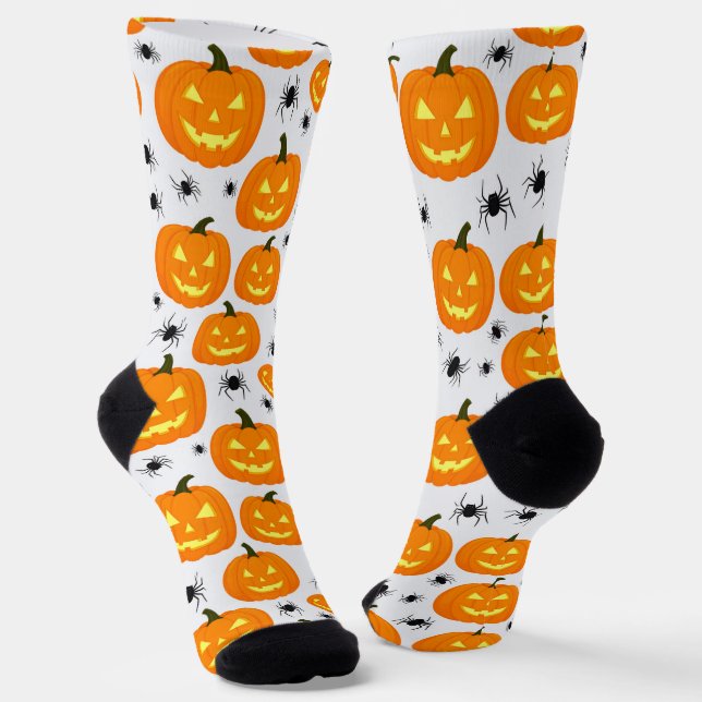 Chaussette Parade de citrouilles d'Halloween (Angulaire)