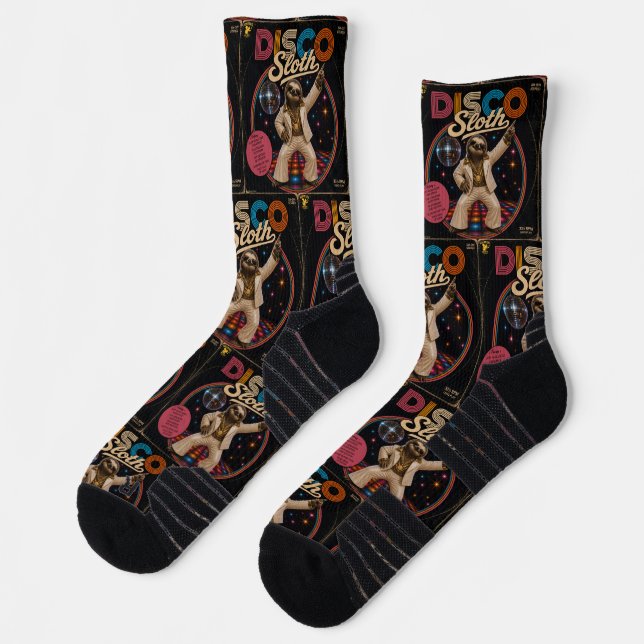 Chaussette Paresseux Disco (Gauche)