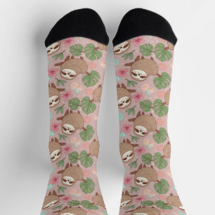 Chaussette Paresseux Rêve Tropical