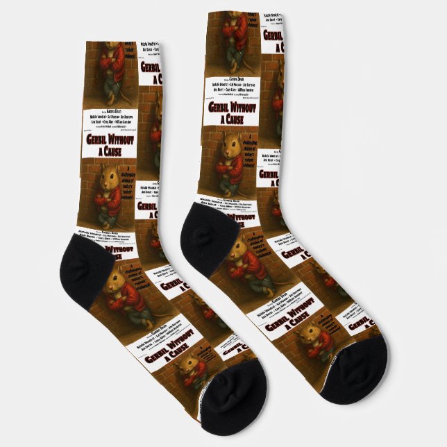 Chaussette Parodie de film Gerbil Without a Cause (Droite)