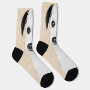 Chaussette Parson Jack Russell Terrier Peinture - Chien Art