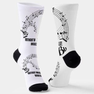 Chaussette Parti de musique Vintage moderne
