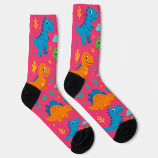 Chaussette Parti Pinkosaurus