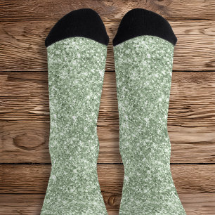 Chaussette Parties scintillant Verte De Luxe Sparkly Sage