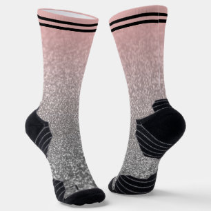 Chaussette Parties scintillant vintage monogramme personnalis