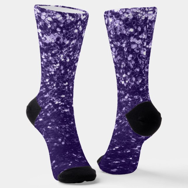 Chaussette Parties scintillant violet foncé ultra violet scin (Angulaire)