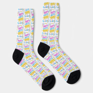 Chaussette Party Like It’s 1999®™ – Electric Neon Soundtrack