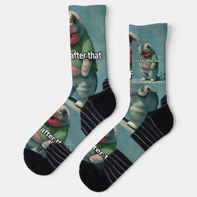 Chaussette pas de graisse après ça (Gauche)