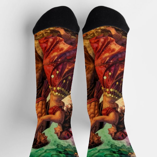 Chaussette Passion Ardente : Danseurs Romani (Haut)