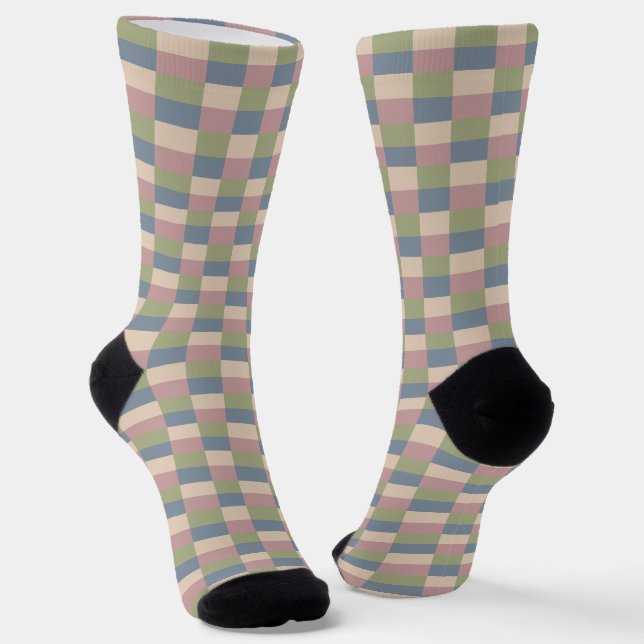 Chaussette Pastel Colors et Muddy Green (Angulaire)