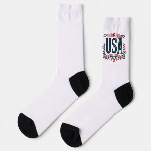 Chaussette Patriotique, États-Unis vintages