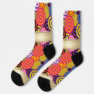 CHAUSSETTE PATTERN AND GOLD