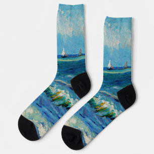 Chaussette Paysage marin aux Saintes-Maries Beaux-Arts