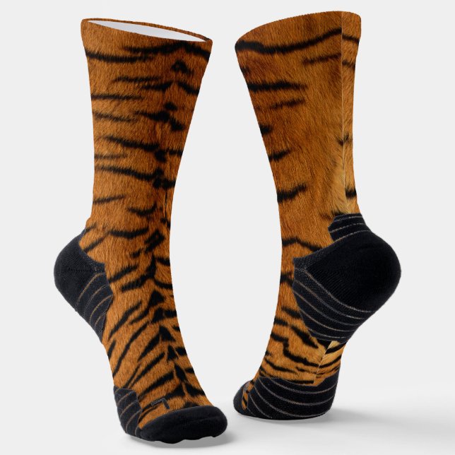 Chaussette Peau de faux tigre de Sibérie  (Angulaire)