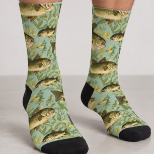 Chaussette Pêche à la ligne Bass Poisson 