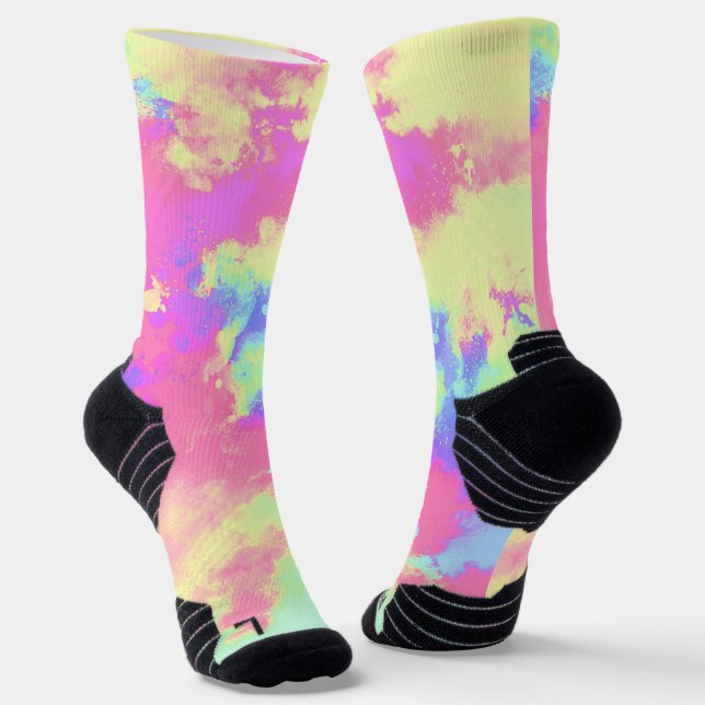 Chaussette Peinture arc-en-ciel (Angulaire)